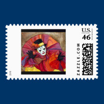 Carnival Clown stamps