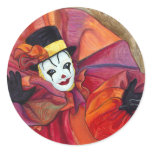 Carnival Clown stickers