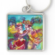 CARNIVAL DANCE Venetian Masquerade Ball Keychain