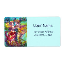 CARNIVAL DANCE Venetian Masquerade Ball Custom Shipping Labels