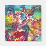 CARNIVAL DANCE Venetian Masquerade Ball Refrigerator Magnet