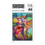 CARNIVAL DANCE Venetian Masquerade Ball Postage Stamp