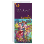 CARNIVAL DANCE , vibrant pink blue yellow flourish
