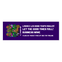 Carnival Dual Logo Please View Notes Business Card Template