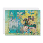 Carnival fairy enchanted forest custom invitation