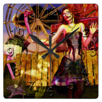Carnival Fantasy Art Clock wall clocks