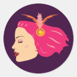 Carnival Girl Sticker