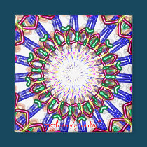 Carnival Glass Magnet magnets