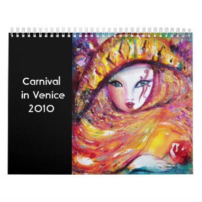 Carnival in Venice 2 - 2010 wall calendar