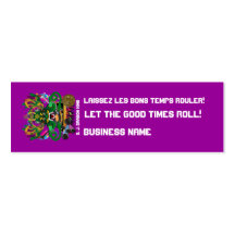 Carnival Mardi Gras  Event  Please View Notes Business Card Templates