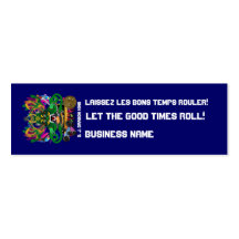 Carnival Mardi Gras  Event  Please View Notes Business Card Template