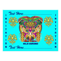 Carnival Mardi Gras  Event  Please View Notes Personalized Invitation