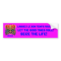 Carnival Mardi Gras Party Theme  Please View Notes Bumper Sticker