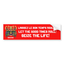 Carnival Mardi Gras Party Theme  Please View Notes Bumper Sticker