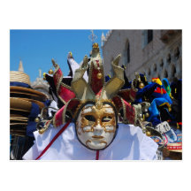 Carnival mask Postcard