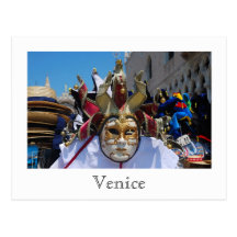 Carnival mask Postcard