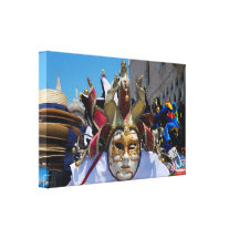 Carnival mask Wrapped Canvas Stretched Canvas Prints