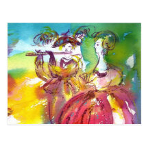 CARNIVAL NIGHT / Venetian Masquerade,,Dance Music Post Card