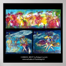 CARNIVAL NIGHT / Venetian Masquerade,Dance Music Poster