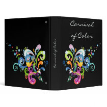 Carnival of Color Vinyl Binder