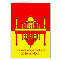 Carnival of e-Creativity 2010 in INDIA Greeting Card