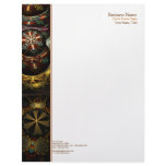 Carnival Ornate Side Border Letterhead