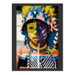 carnival paint post card