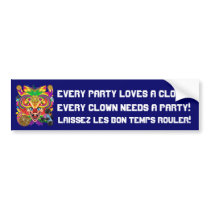 Carnival Party Over 50 Colors Please View Notes Bumper Sticker