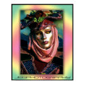 carnival pink lips posters