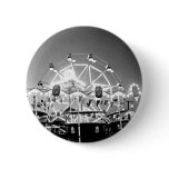 Carnival Rides Circus Vintage Klamath Falls Oregon Button