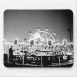 Carnival Rides Circus Vintage Klamath Falls Oregon Mouse Pads