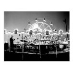 Carnival Rides Circus Vintage Klamath Falls Oregon Postcard
