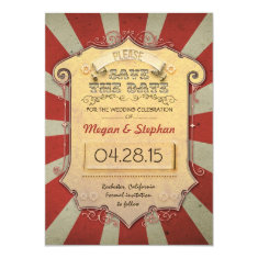 carnival save the date cards invites
