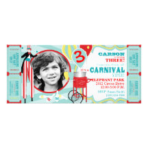 Carnival Tall Invitation B