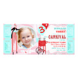Carnival Tall Pink Invitation