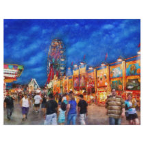 Carnival - The carnival at night Personalized Letterhead