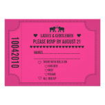 Carnival Ticket 3.5x5 RSVP Invitation