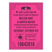 Carnival Ticket Invitation