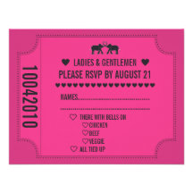 Carnival Ticket RSVP Invitation