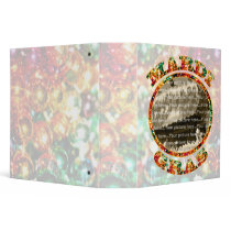 Carnival Time White Binder