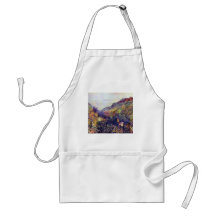 Carnival Tuesday on Boulevard Montmartre at Sunset Aprons