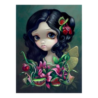 Carnivorous Bouquet Fairy Art Print gothic print