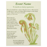 Carnivorous Plant Botanical Art Flyers