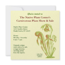 Carnivorous Plant Invitations by BotanicalArt Carnivorous Plant Invitations