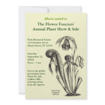Carnivorous Plant Invitations by BotanicalArt Carnivorous Plant Invitations