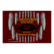 Carnivors Lounge (print)