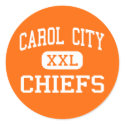 Carol City - Chiefs - High School - Miami Florida stickers