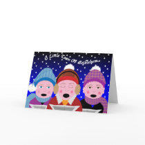 Carol Singers Christmas cards