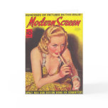 Carole Lombard & Soda Magazine Cover Card