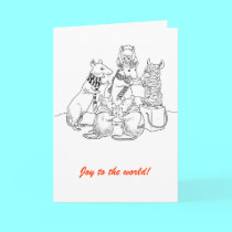 Carolers cards by Drusilla Carolers cards
